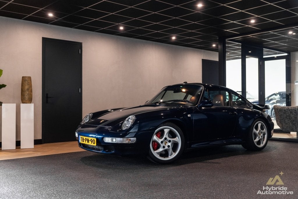 Porsche 911 3.6 Turbo (bj 1996), Auto's, 12 maanden, Blauw, Leder, Bedrijf