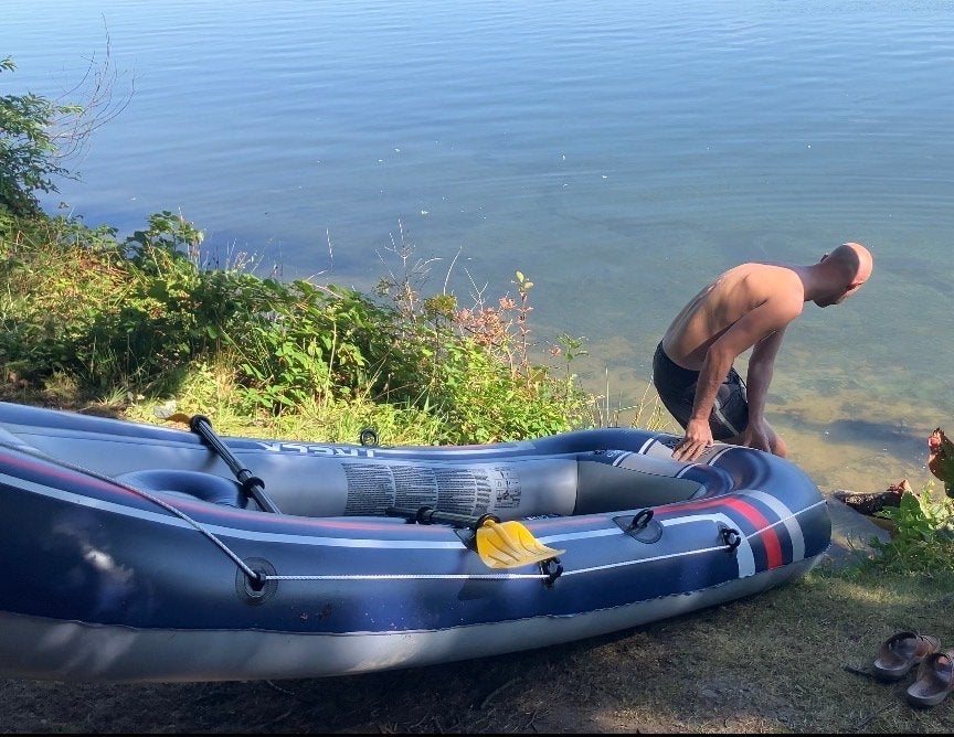 Bestway Hydro-Force Treck X3 Opblaasboot - Z.G.A.N., Watersport en Boten, Ophalen of Verzenden, Zo goed als nieuw