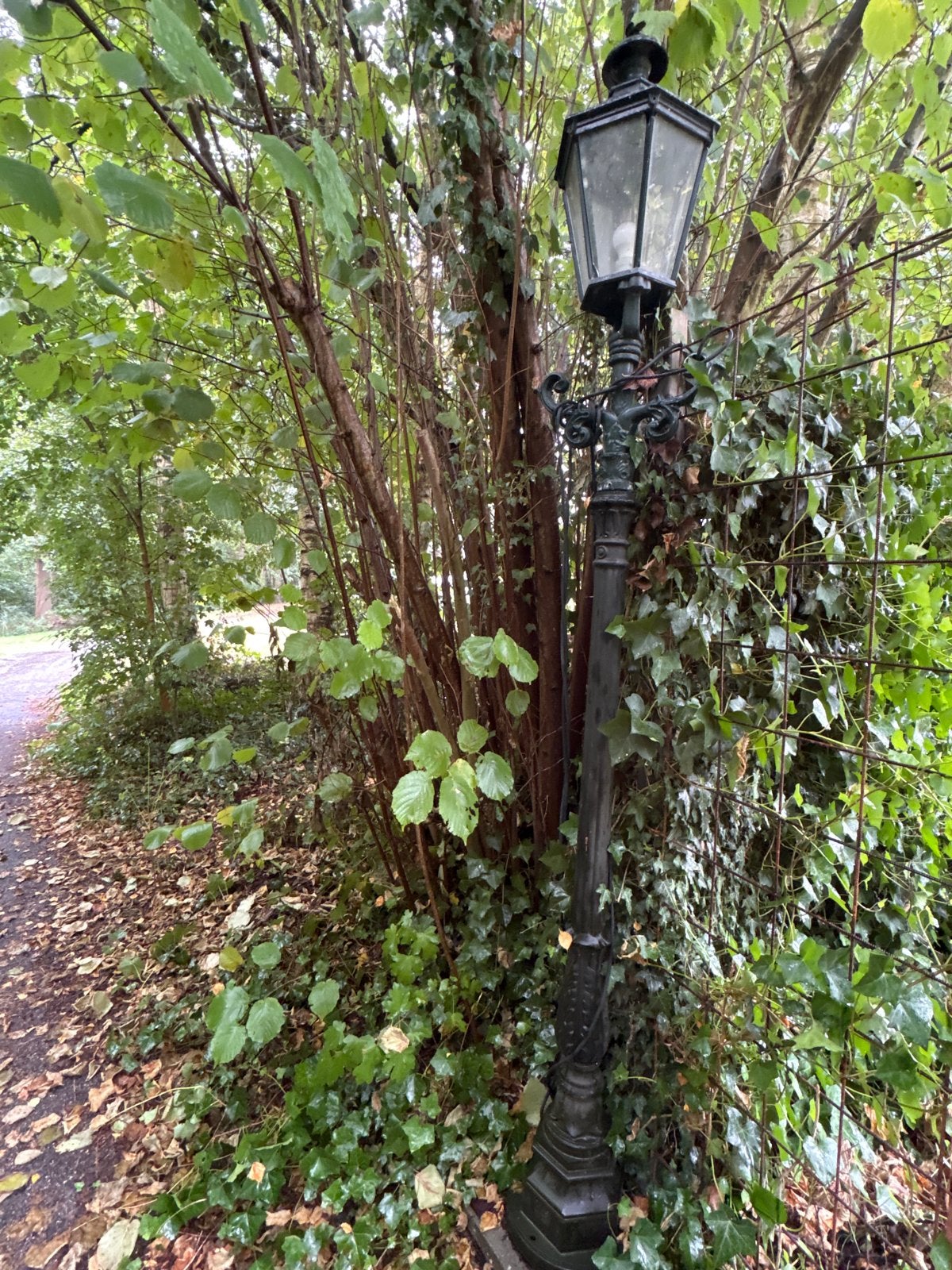 Staande buitenlantaarn, Tuin en Terras, Buitenverlichting, Ophalen, Gebruikt, Staande lamp, Netvoeding