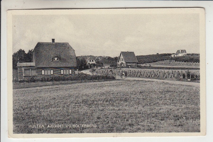 Holten, Aan de Voet van de Holterberg, Ophalen of Verzenden, 1920 tot 1940, Gelopen, Overijssel