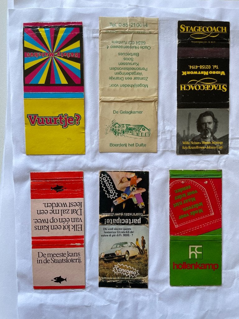 lucifermerken, heel veel Nederlandse lucifermapjes, Verzamelen, Ophalen of Verzenden, Gebruikt, Luciferdoosjes of -merken