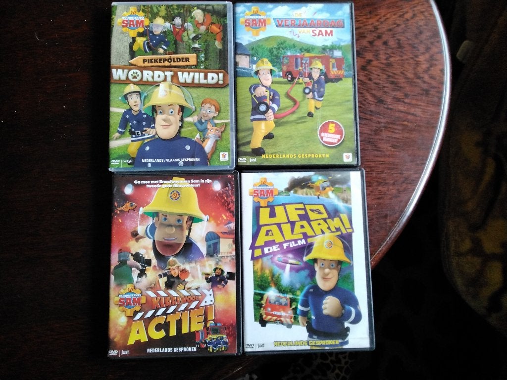 Brandweerman sam 4 dvds, origineel, Avontuur, Alle leeftijden, Boxset, Ophalen of Verzenden