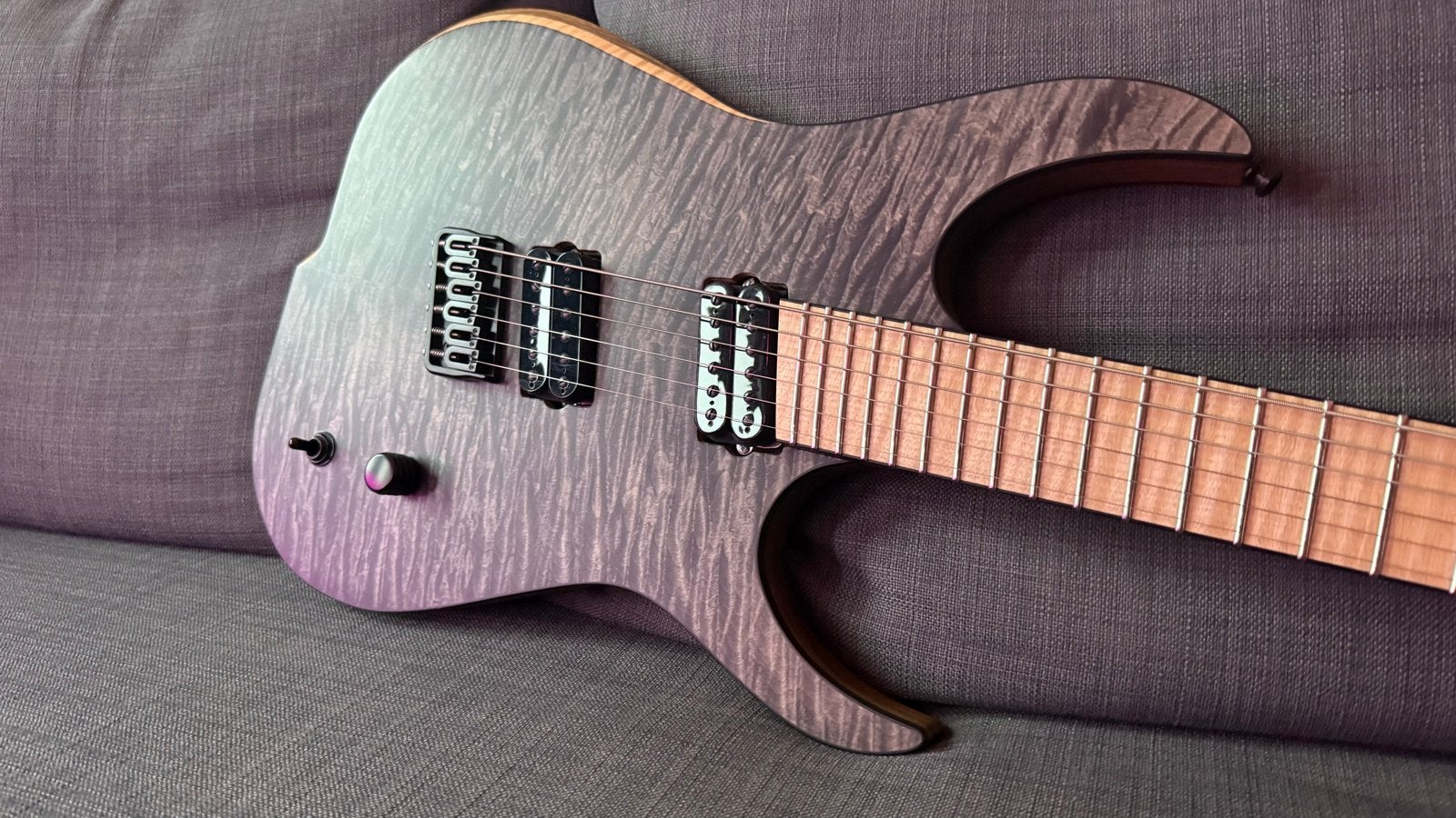 Skervesen gitaar met Bare Knuckle Juggernaut pickups, Ophalen of Verzenden, Gebruikt, Solid body, Overige merken