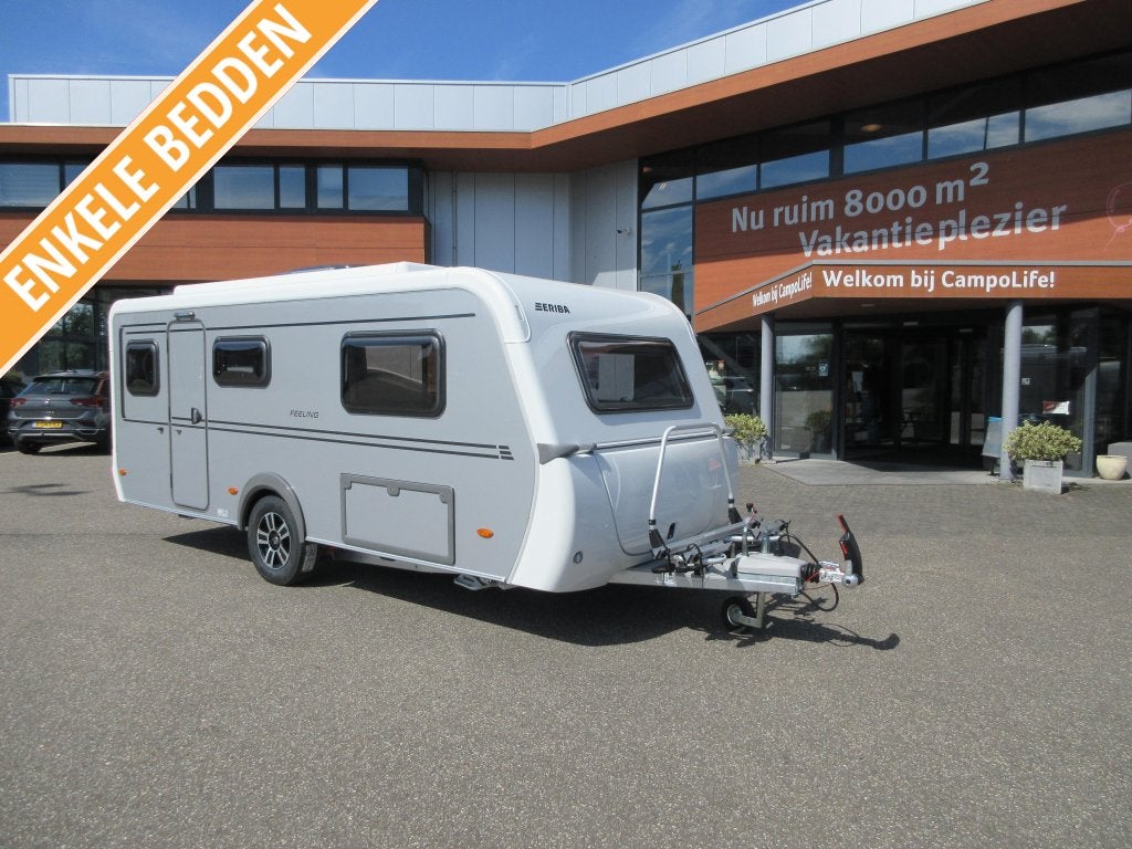 Eriba Feeling 470 COMACT EN ENKELE BEDDEN!!, Tot en met 3, 5 tot 6 meter, Eriba, Overige typen