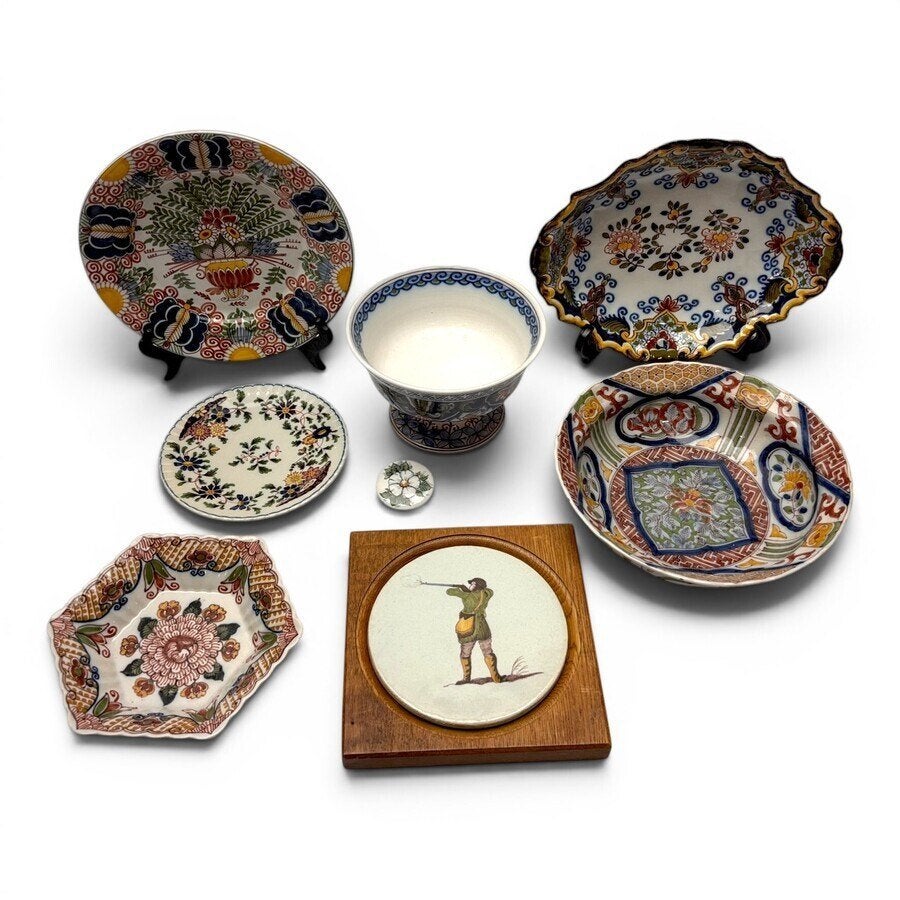 Lot Tichelaar Makkum (8x), Antiek en Kunst, Kunst | Overige Kunst, Ophalen of Verzenden