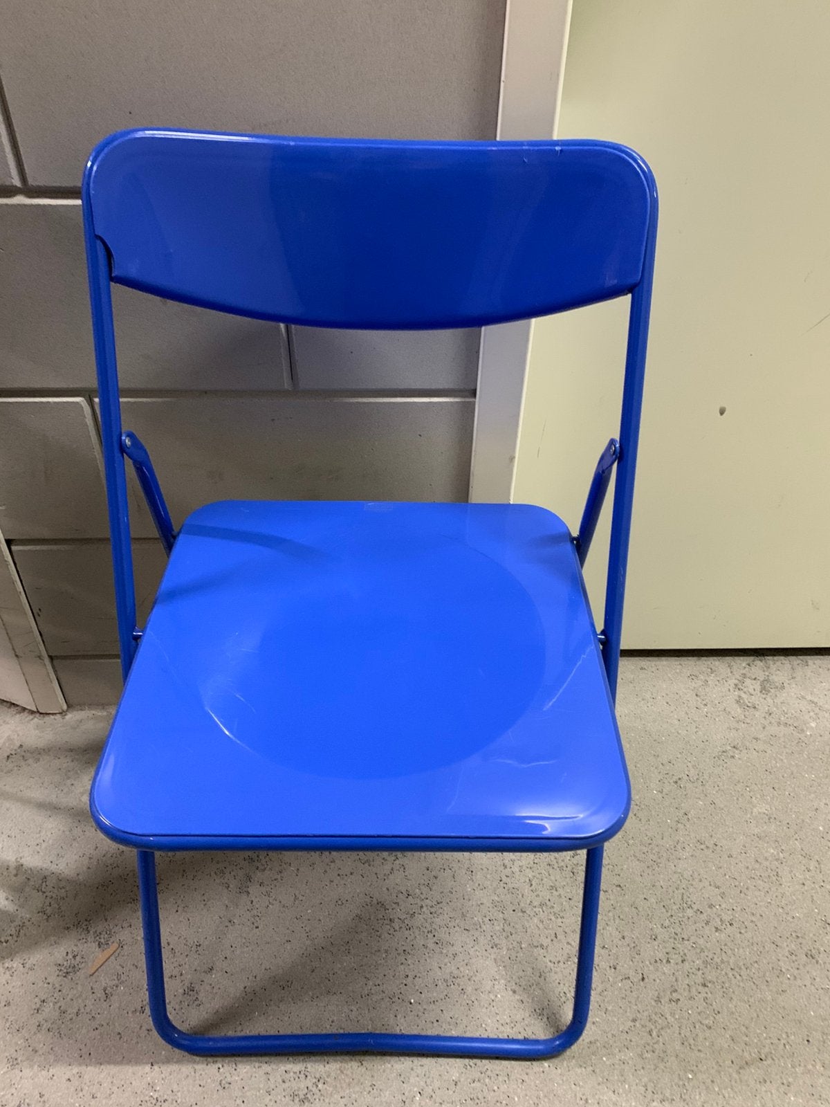 Ikea vintage klapstoel, Ophalen, Gebruikt, Blauw, Klapstoel