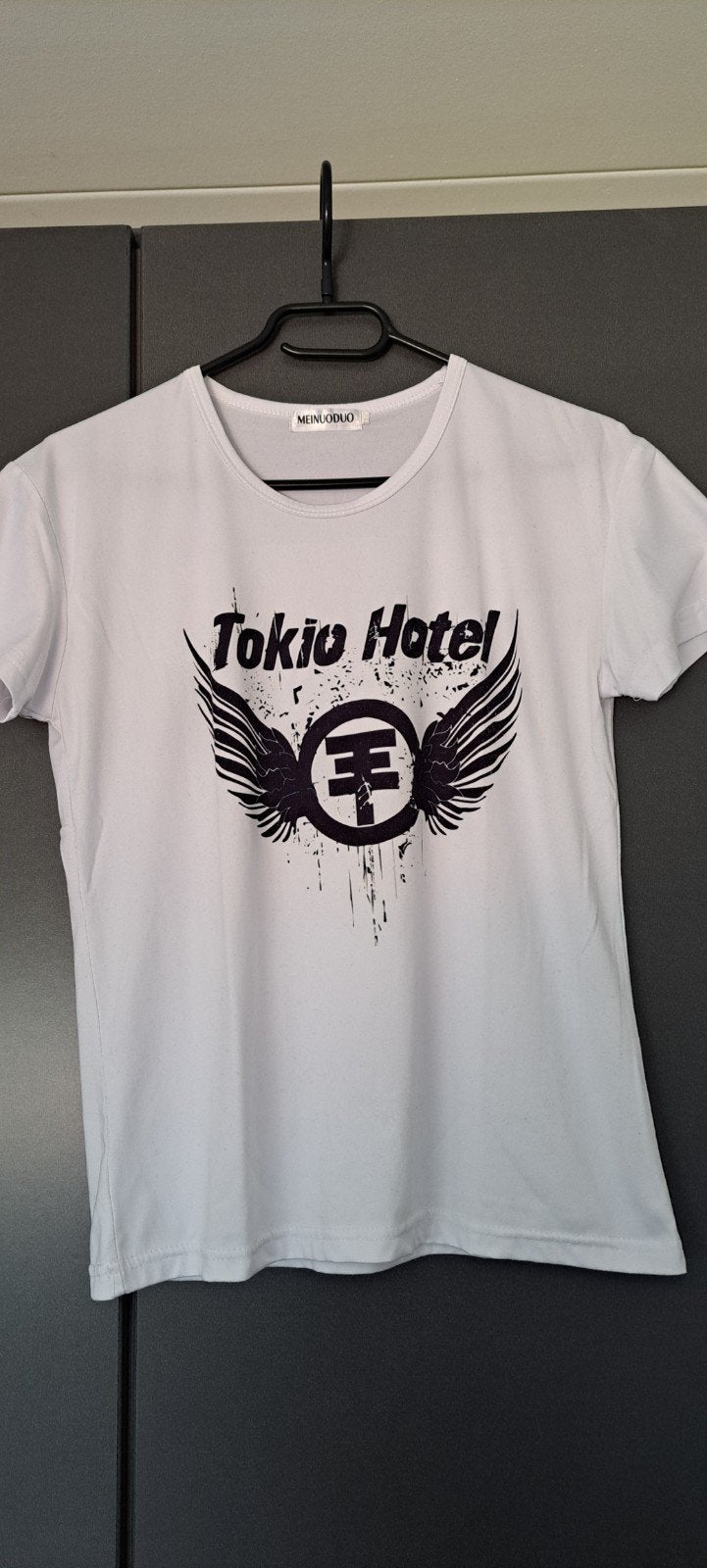 Tokio Hotel shirt S/M, Ophalen of Verzenden, Zo goed als nieuw, Korte mouw