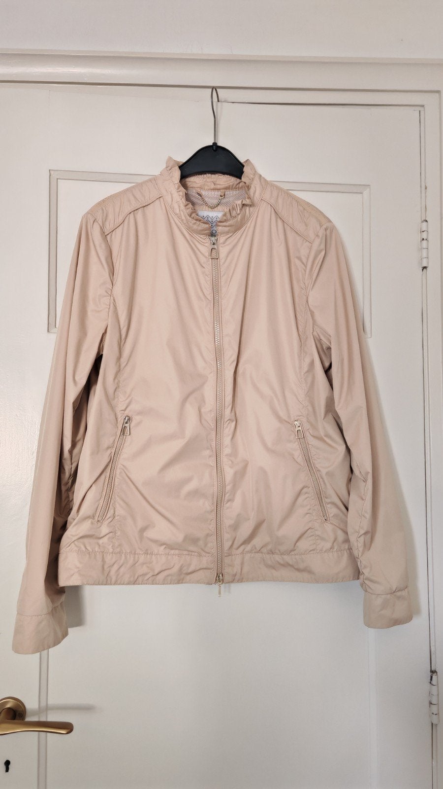 Dunne, beige, ademende zomerjas van Geox, maat 44, Geox, Beige, Maat 42/44 (L), Ophalen of Verzenden