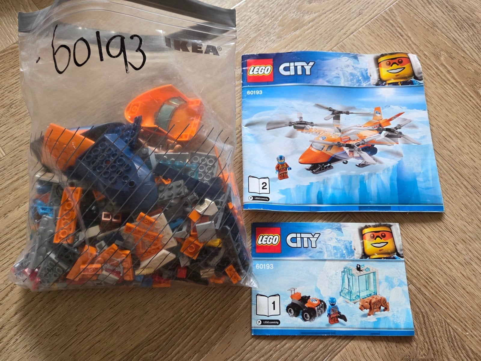 Lego City 60193 Arctische luchttransport compleet, Lego, Compleet, Ophalen of Verzenden, Complete set