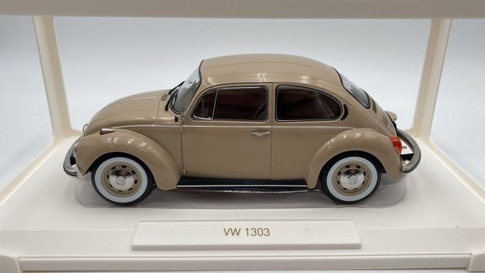 VW Kever 1303 beige 1:18 Norev Nieuw, Ophalen of Verzenden, Nieuw, Auto, Norev