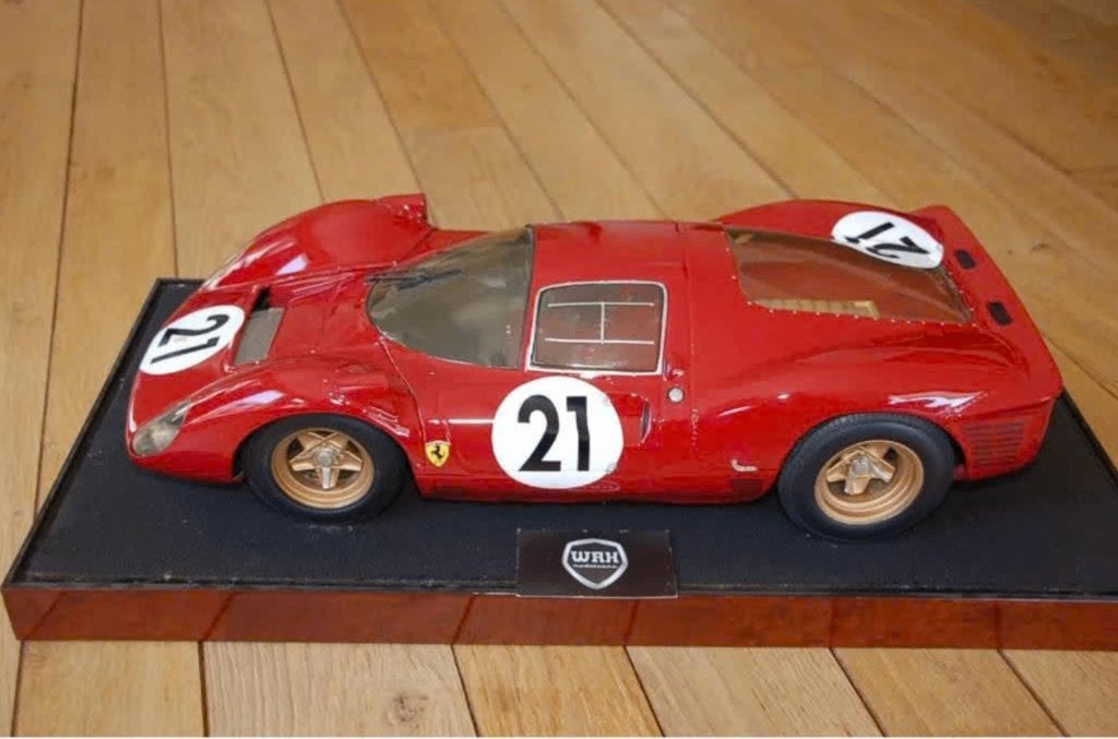1:8 FERRARI 330 P4 #21 by Javan Smith handbuilt ZIE INFO WRH, Ophalen, Zo goed als nieuw, 1:5 t/m 1:8, Auto