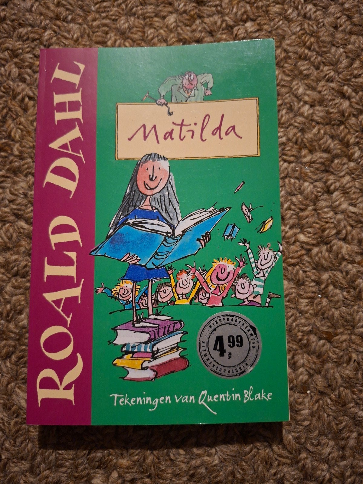 Matilda - Roald Dahl (Kinderboek), Roald Dahl, Fictie algemeen, Nieuw, Ophalen of Verzenden