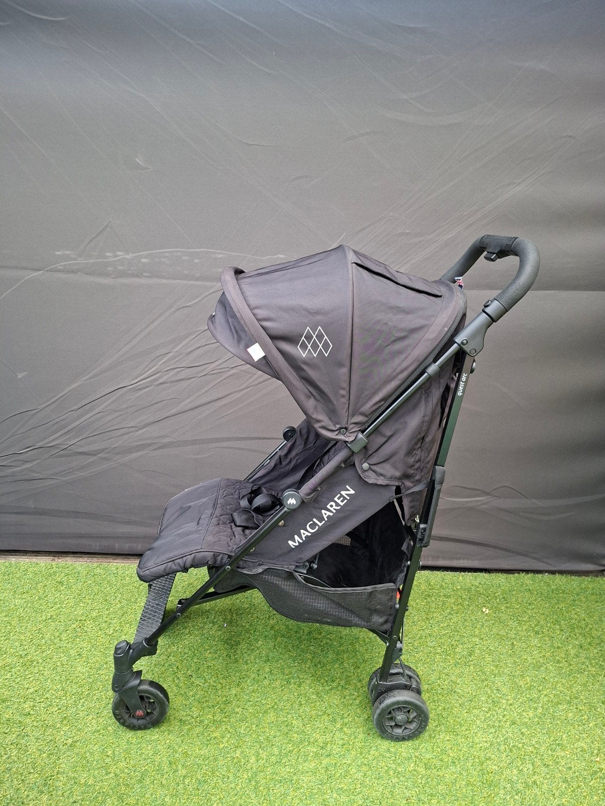 Maclaren quest arc buggy, zwart, Ophalen, Zo goed als nieuw, Maclaren, Verstelbare rugleuning