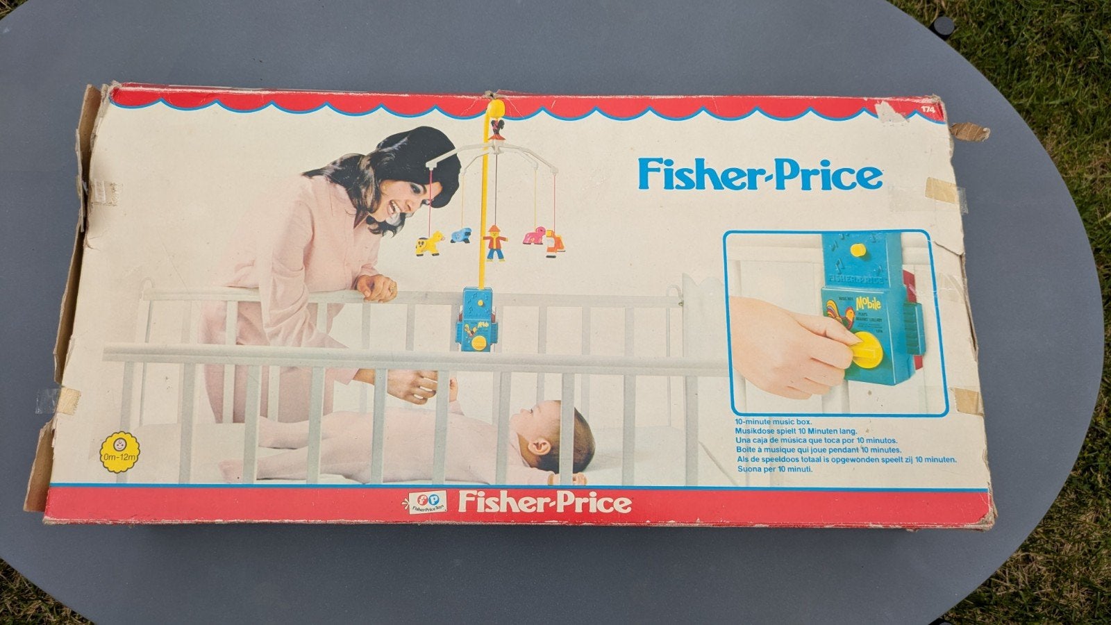 Vintage Fisher-Price Wiegmobiel met Muziek, Kinderen en Baby's, Speelgoed | Fisher-Price, Ophalen of Verzenden, Gebruikt, Overige typen
