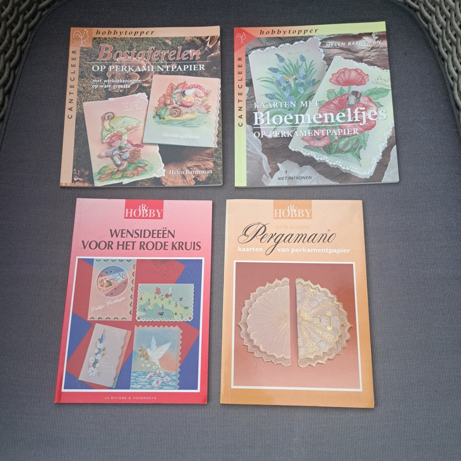 4x Hobbyboeken Pergamano & Perkamentpapier Knutselen, Hobby en Vrije tijd, Ophalen of Verzenden