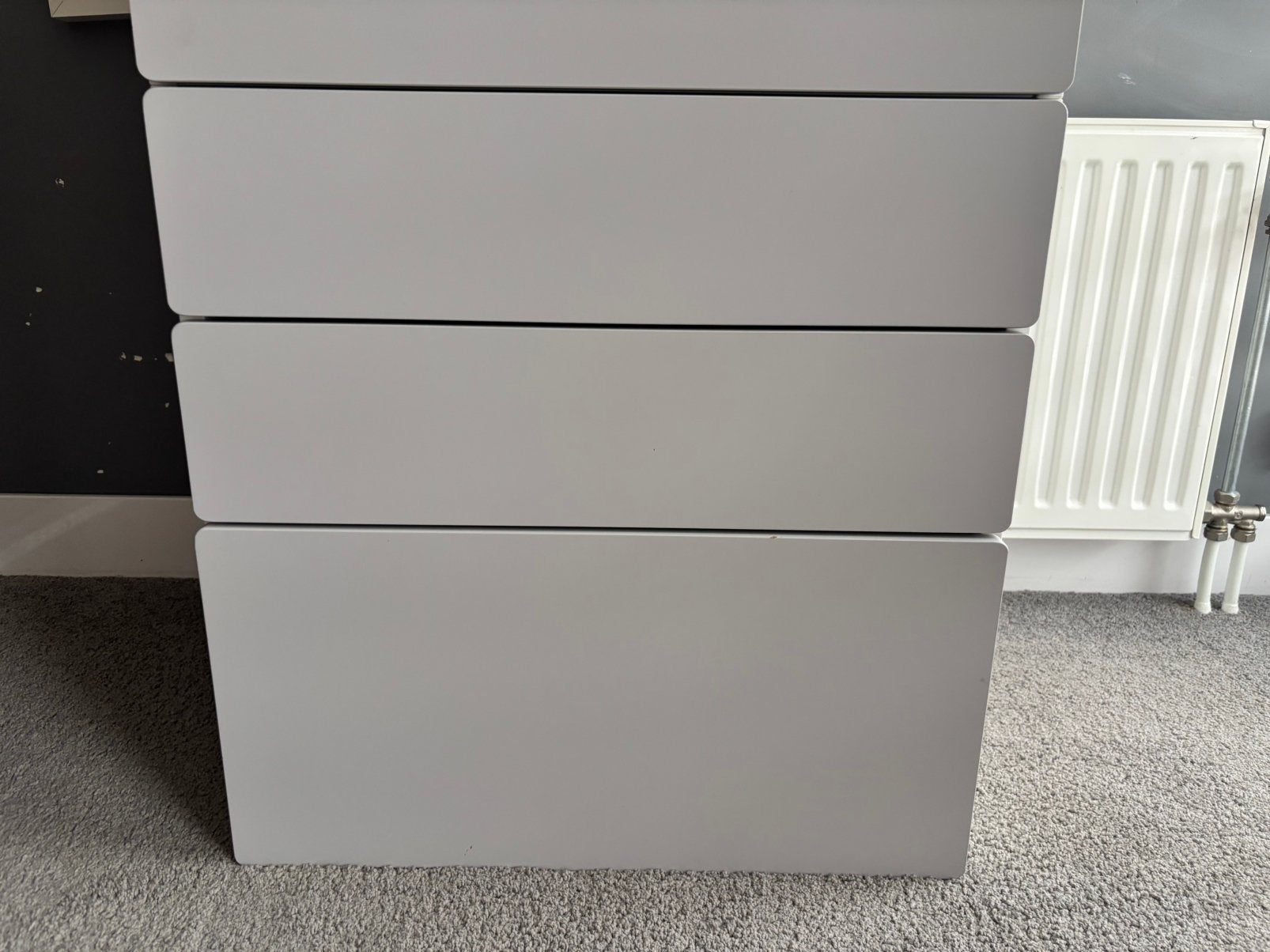 Ikea ladekast 60x60 cm, 3 lades lichtgrijs, Ophalen, Gebruikt, 50 tot 100 cm, 3 of 4 laden