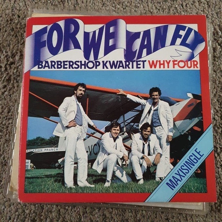 E.P Barbershop kwartet why four - For we can fly, Ophalen of Verzenden, Zo goed als nieuw, Nederlandstalig