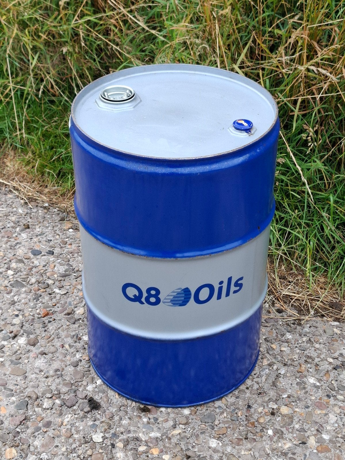Nette 60 liter oliedrum - Ideaal voor vuurton/BBQ/statafel, Ophalen, Gebruikt
