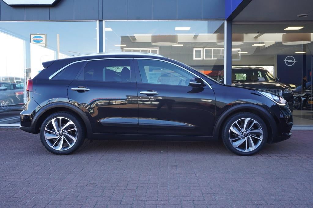 Kia Niro 1.6 GDi Hybrid Edition Automaat | Schuifdak | Elek., Auto's, Gebruikt, Euro 6, Leder en Stof, Origineel Nederlands