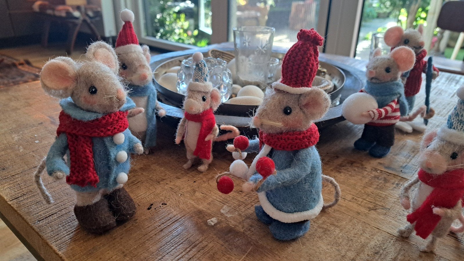 naaldvilt wolvilt muizen muizenhuis sinterklaas kerst, Ophalen of Verzenden, Nieuw, Poppenhuis