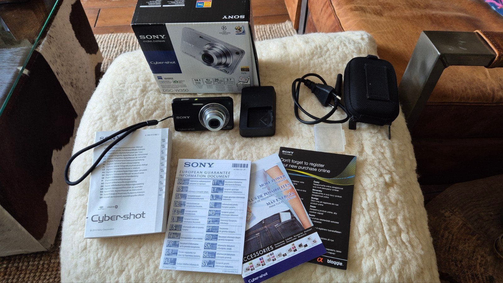Sony Cyber-shot DSC-W350 Digitale Camera Compleet in Doos, Ophalen of Verzenden, Zo goed als nieuw, Sony, 4 t/m 7 keer