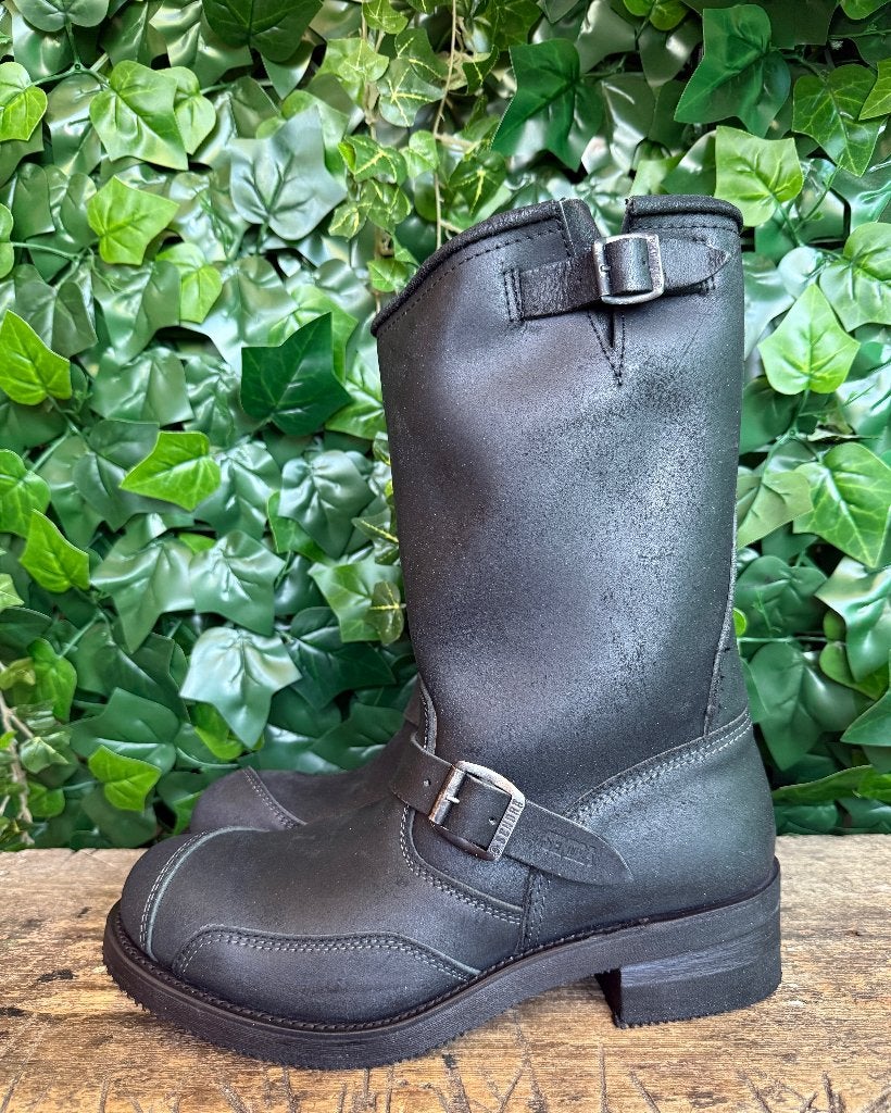 Nieuwe prachtige vintage biker boots van sendra maat 46, Sendra, Zwart, Boots, Nieuw