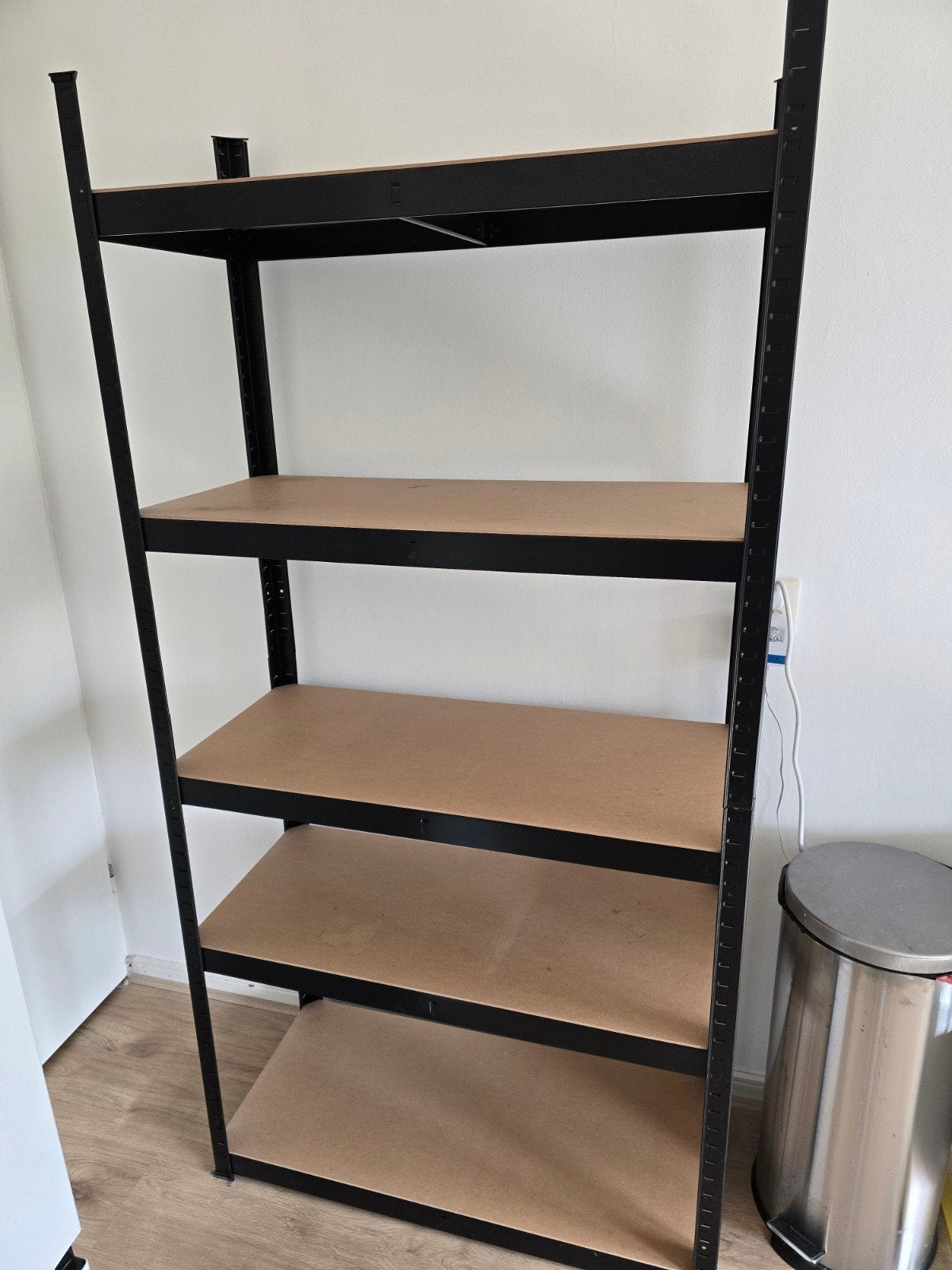 stellingkast met 5 planken, Ophalen, Zo goed als nieuw