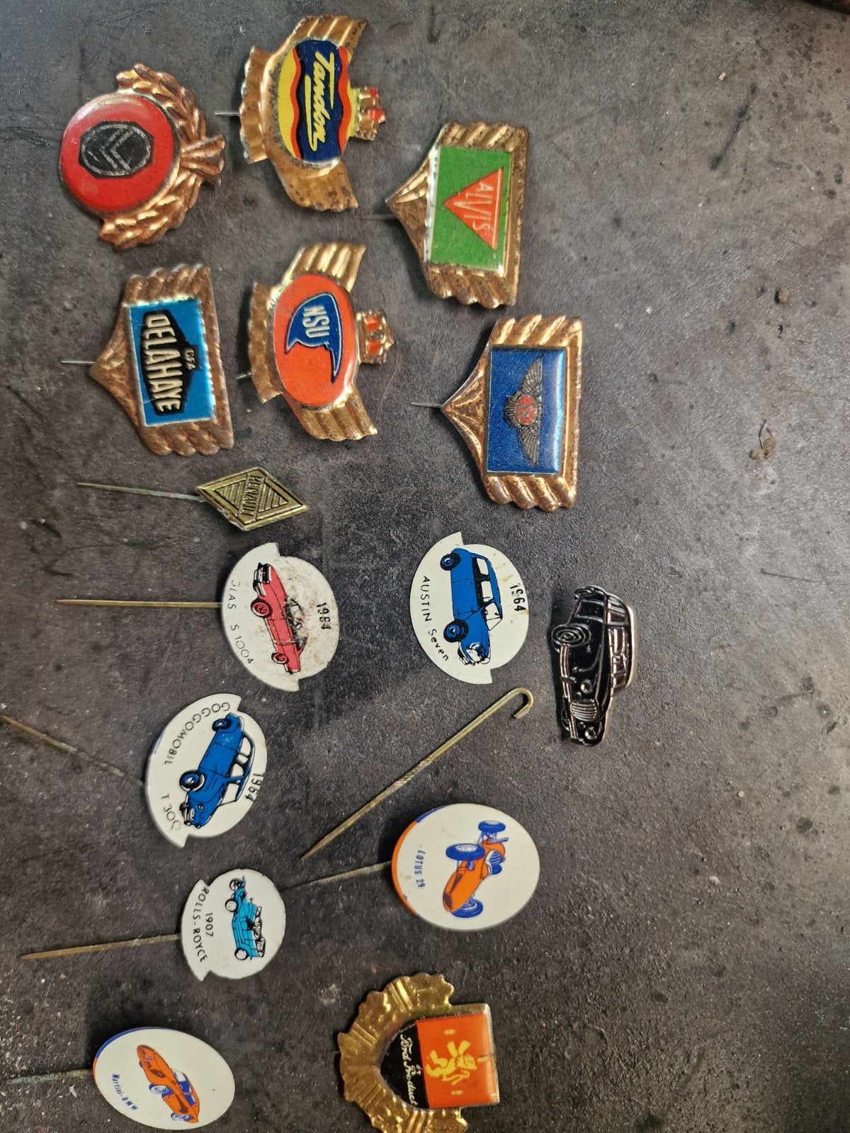 Vintage Speldjes: Diverse Merken en Auto's, Ophalen of Verzenden, Gebruikt, Merk, Speldje of Pin