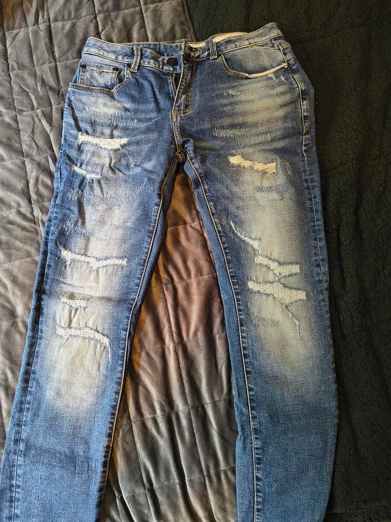 Amicci Jeans - Maat 30 - Zo goed als nieuw, Amicci, Blauw, W32 (confectie 46) of kleiner, Ophalen of Verzenden