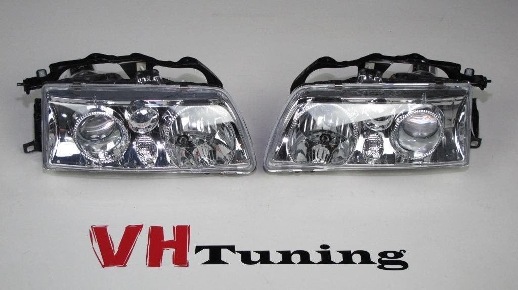 Honda CRX koplampen chroom met lenzen, Ophalen of Verzenden
