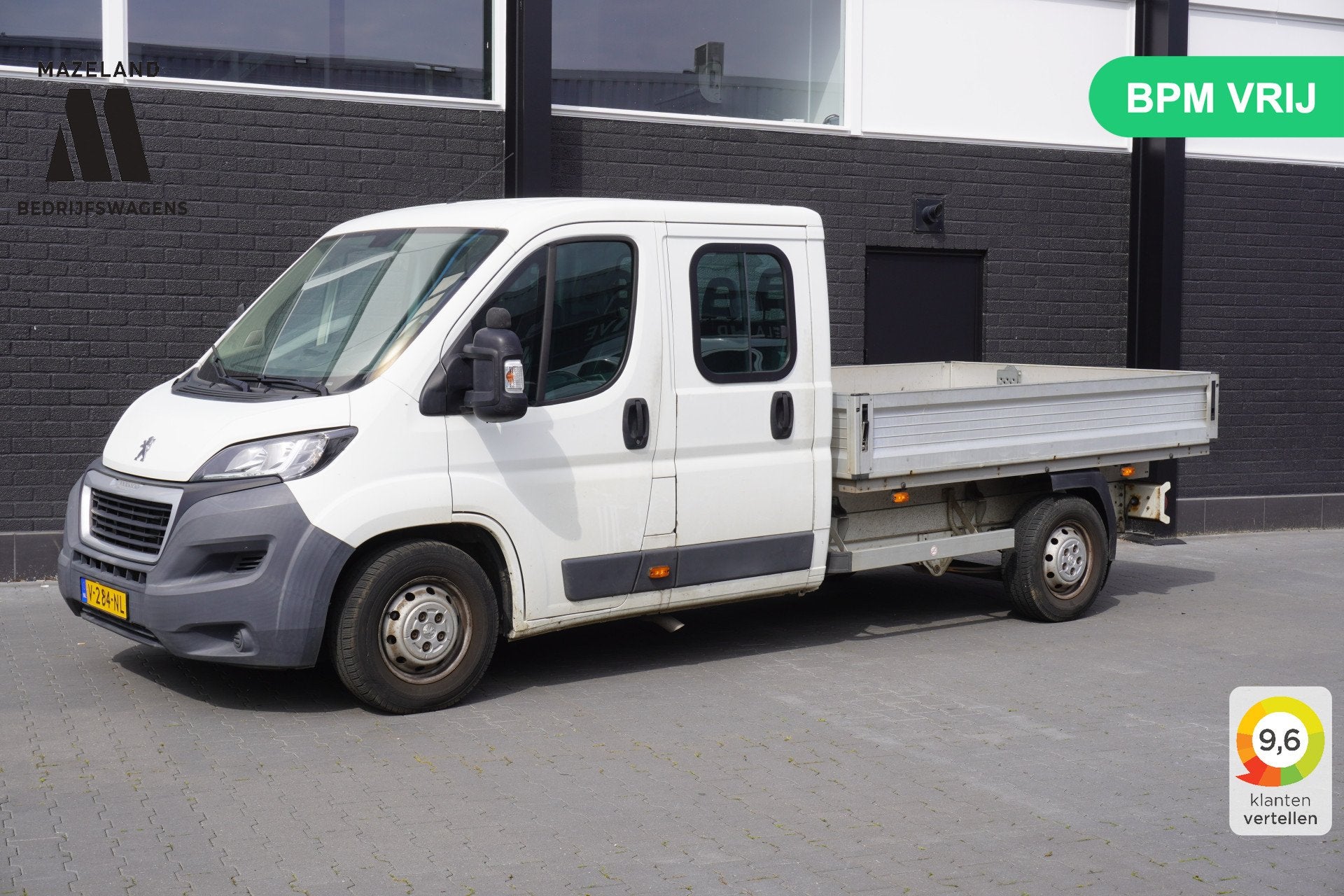 Peugeot Boxer 2.0 BlueHDI 163PK L3 Dubbele Cabine EURO 6 - A, Voorwielaandrijving, 4 cilinders, 7 stoelen, Wit