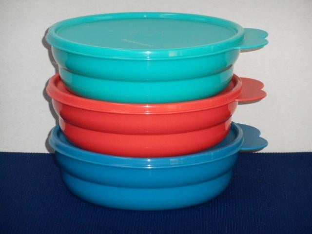 Tupperware Ontbijtschaaltjes / Regenboogschaaltjes (3), Huis en Inrichting, Keuken | Tupperware, Ophalen of Verzenden, Nieuw, Overige typen