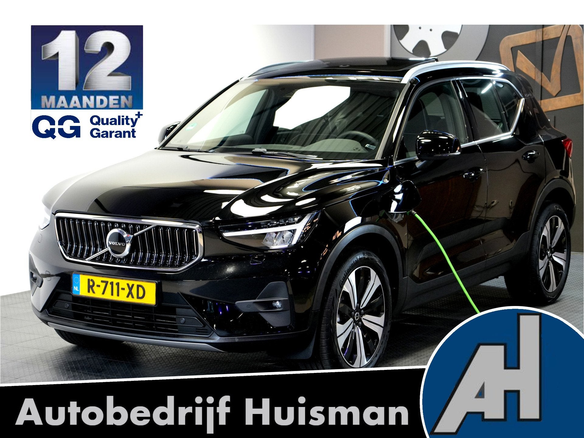 Volvo XC40 1.5 T5 Plug-in Hybrid 193kW/262pk DCT7 Ultimate B, Dealer onderhouden, Met garantie (alle), Zwart, Hybride Elektrisch/Benzine