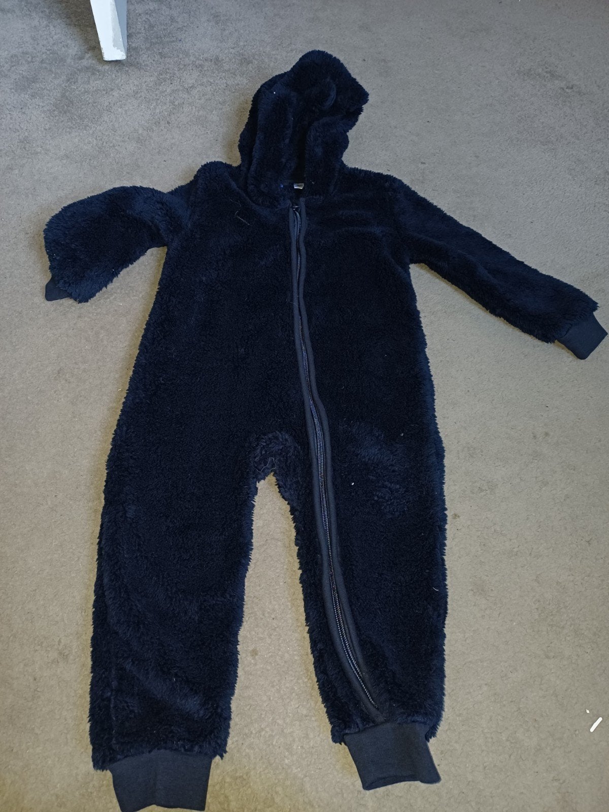 Donkerblauwe beren onesie maat 86/92 - Warm en zacht, Ophalen of Verzenden, Nieuw, Jongetje of Meisje, Nacht- of Onderkleding