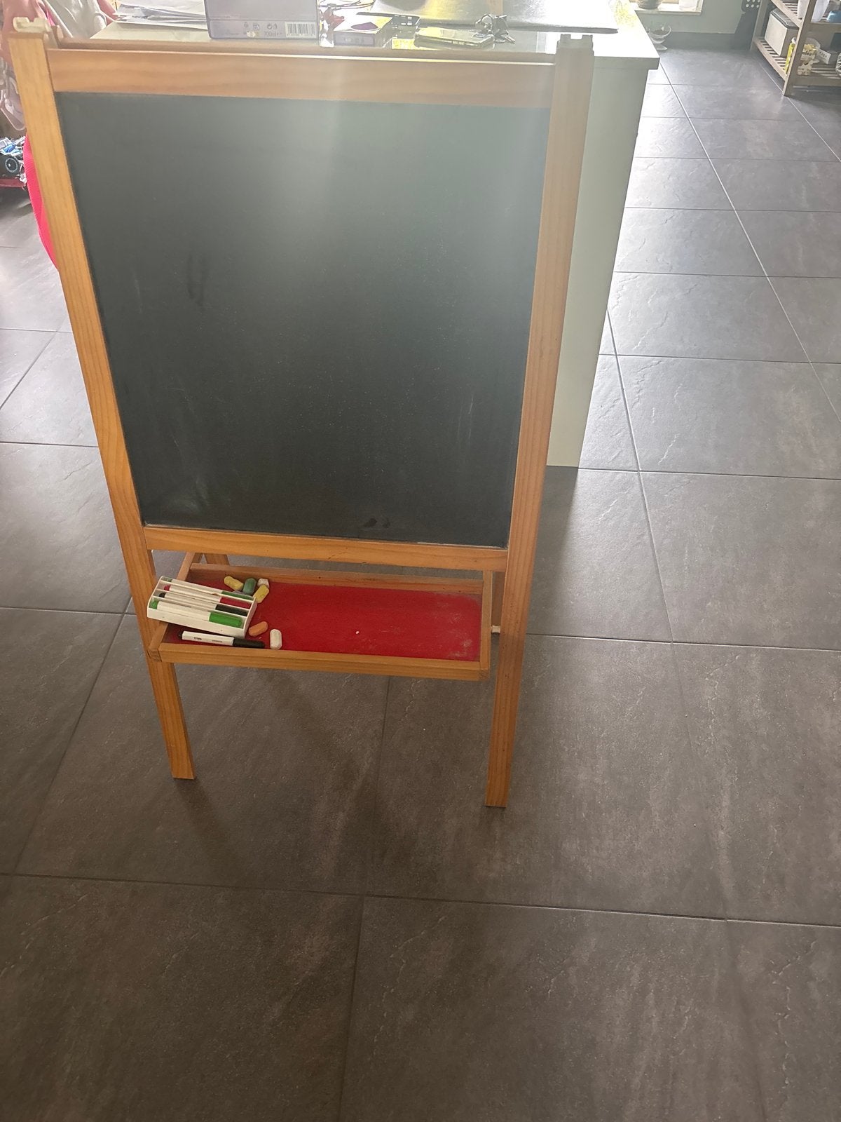 Schoolbord voor kinderen, Diversen, Ophalen, Mobiel, Gebruikt, Krijtbord