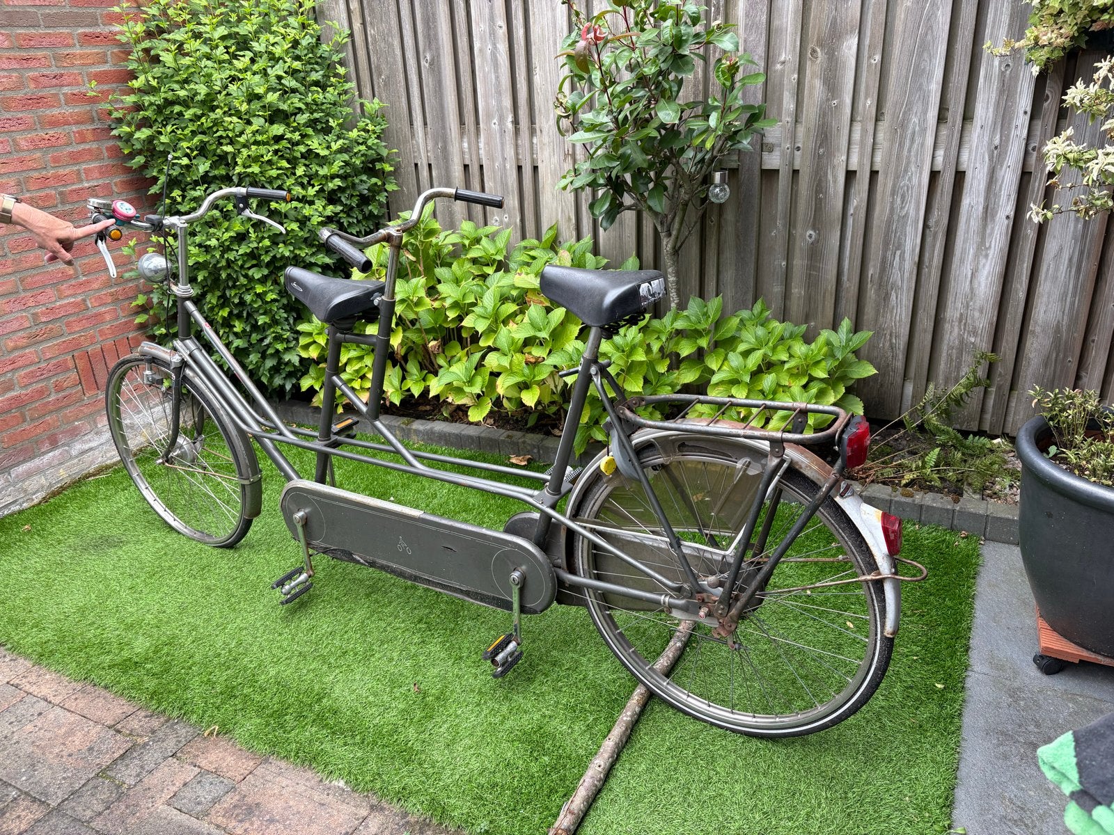 Gazelle opknap tandemfiets - Perfect voor duo-avonturen, Fietsen en Brommers, Minder dan 10 versnellingen, Gebruikt, 51 tot 55 cm