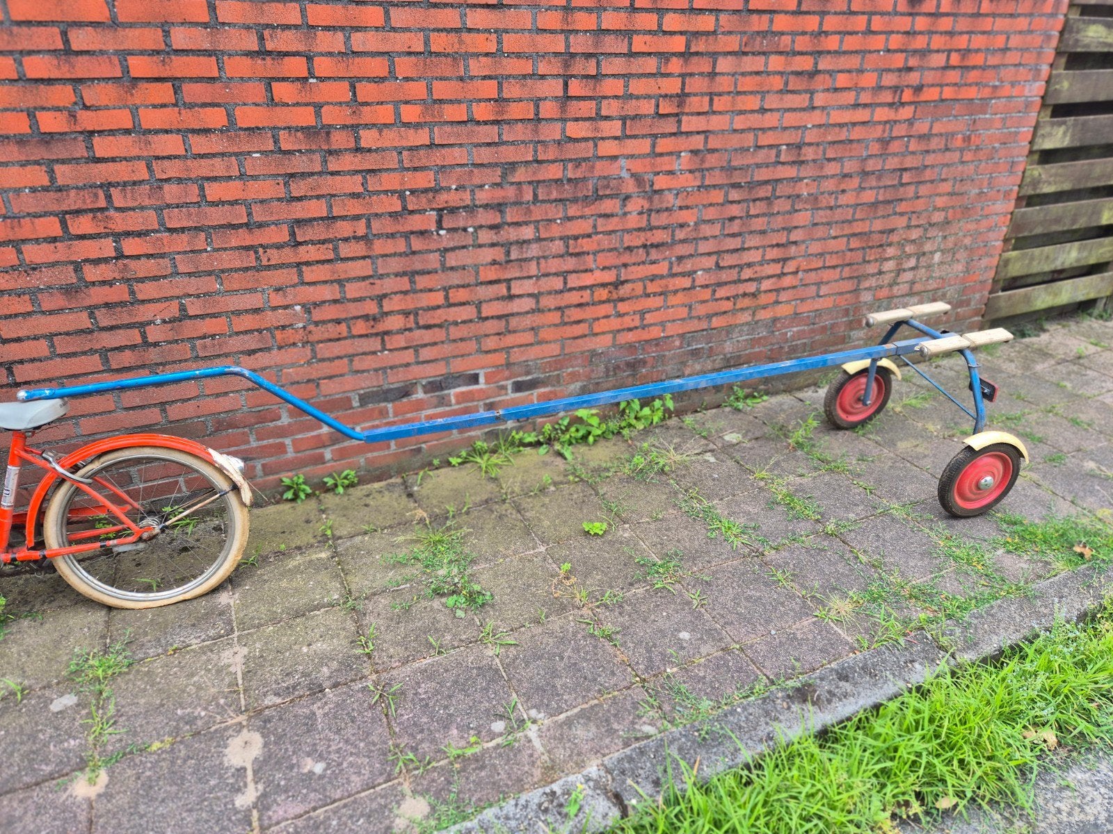 OZO fiets surfplank Aanhanger - Vintage fietskarren, Ophalen of Verzenden, Gebruikt, 80 kg of meer