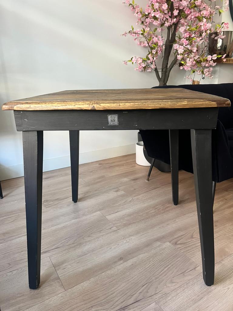 Eettafel Riviera Maison prachtig hout, Teakhout, Zo goed als nieuw, Rechthoekig, Drie personen