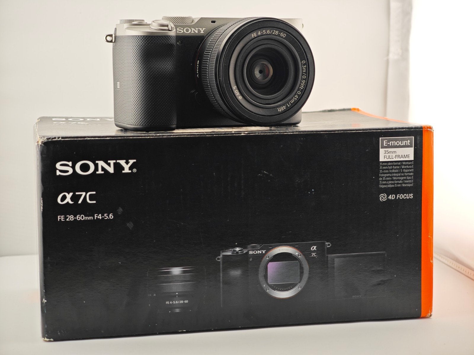 Sony a7C + 28-60mm - zeer goede staat, Audio, Tv en Foto, Accu, Ophalen of Verzenden, Zo goed als nieuw, 24 megapixels