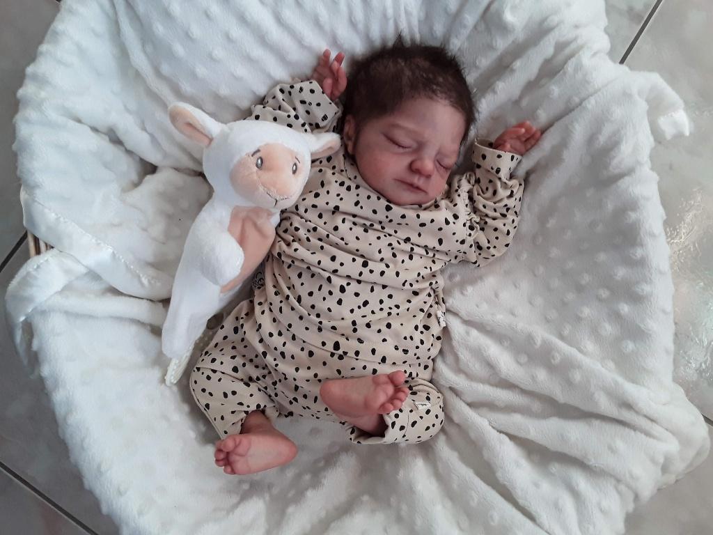 Prachtige reborn baby, Verzamelen, Poppen, Zo goed als nieuw, Babypop, Levensecht of Reborn, Ophalen of Verzenden