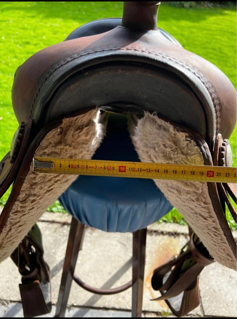 Western zadels en pads, Dieren en Toebehoren, Paarden en Pony's | Zadels, Ophalen, Zo goed als nieuw, Western