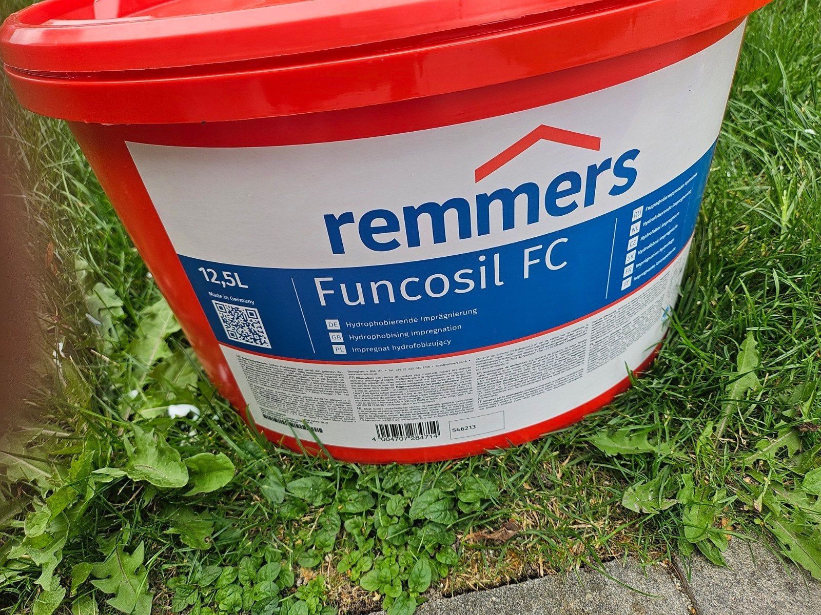 Remmers Funcosil FC impregneercreme, ca. 6L voor 30m2, 5 tot 10 liter, Ophalen, Zo goed als nieuw, Wit