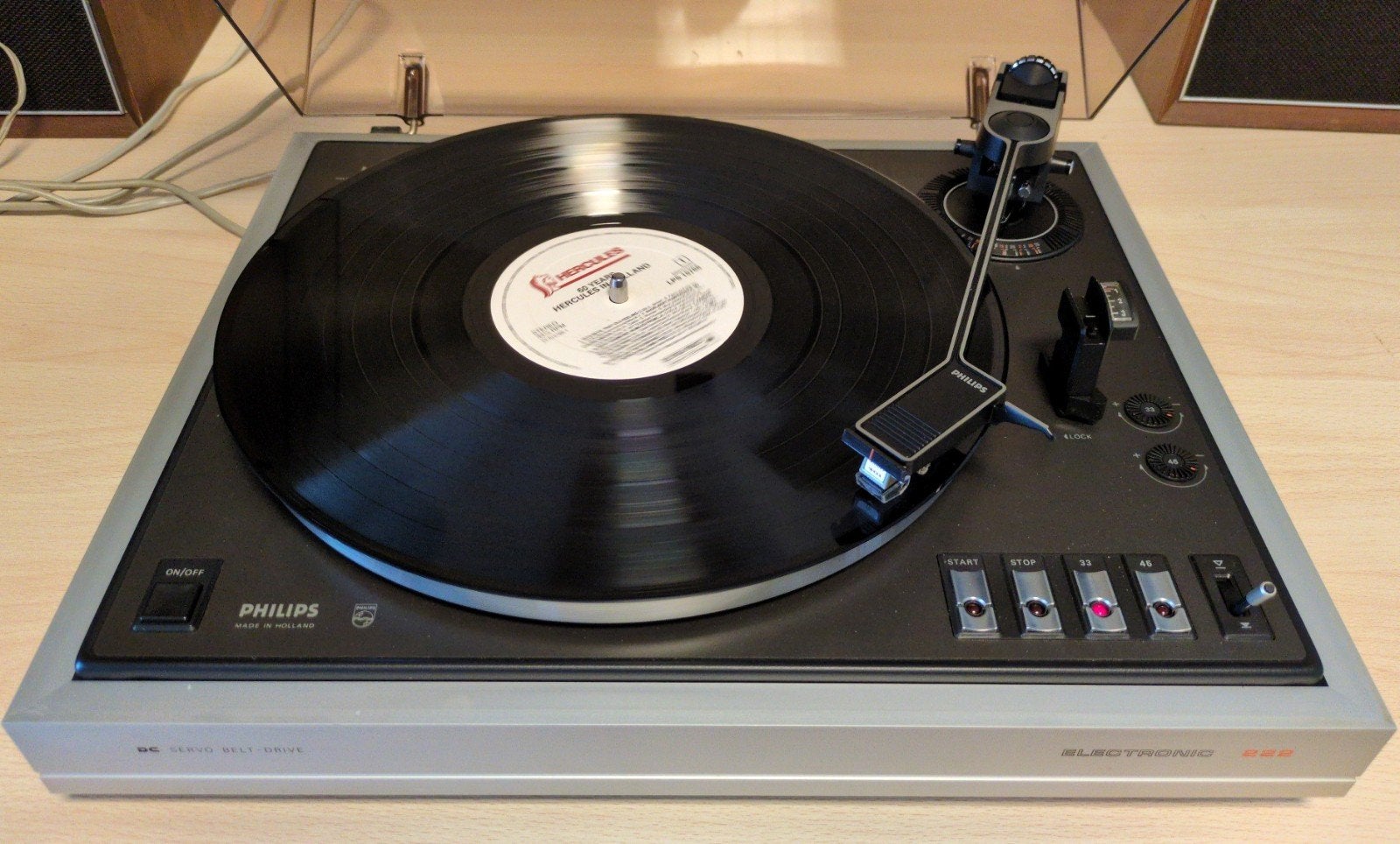 Philips GA222 vintage platenspeler gereviseerd, Ophalen, Philips, Automatisch, Refurbished