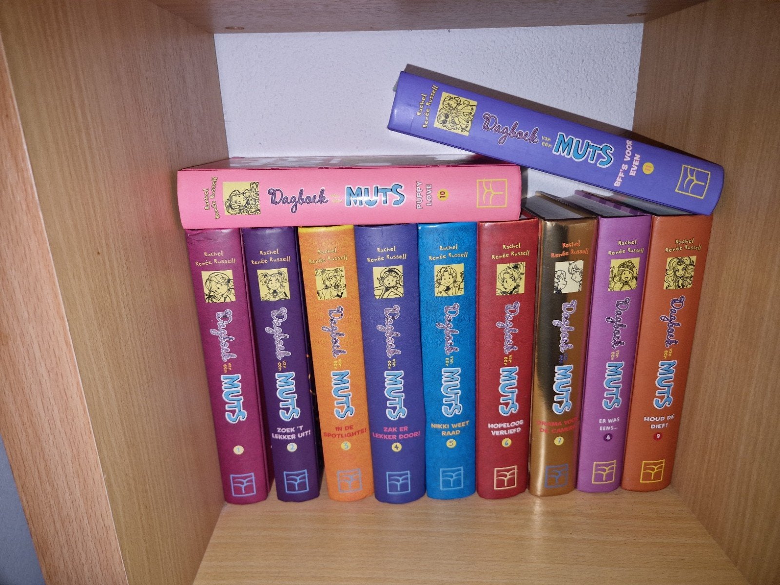 Dagboek van een Muts - boek 1 t/m 11, Boeken, Ophalen of Verzenden, Zo goed als nieuw, Rachel Renée Russell, Fictie
