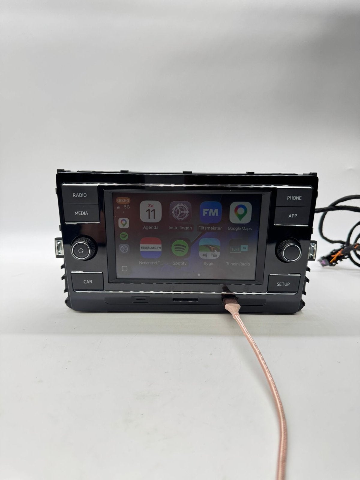 OEM Volkswagen Autoradio CarPlay Android Auto Polo AW Transp, Ophalen, Gebruikt