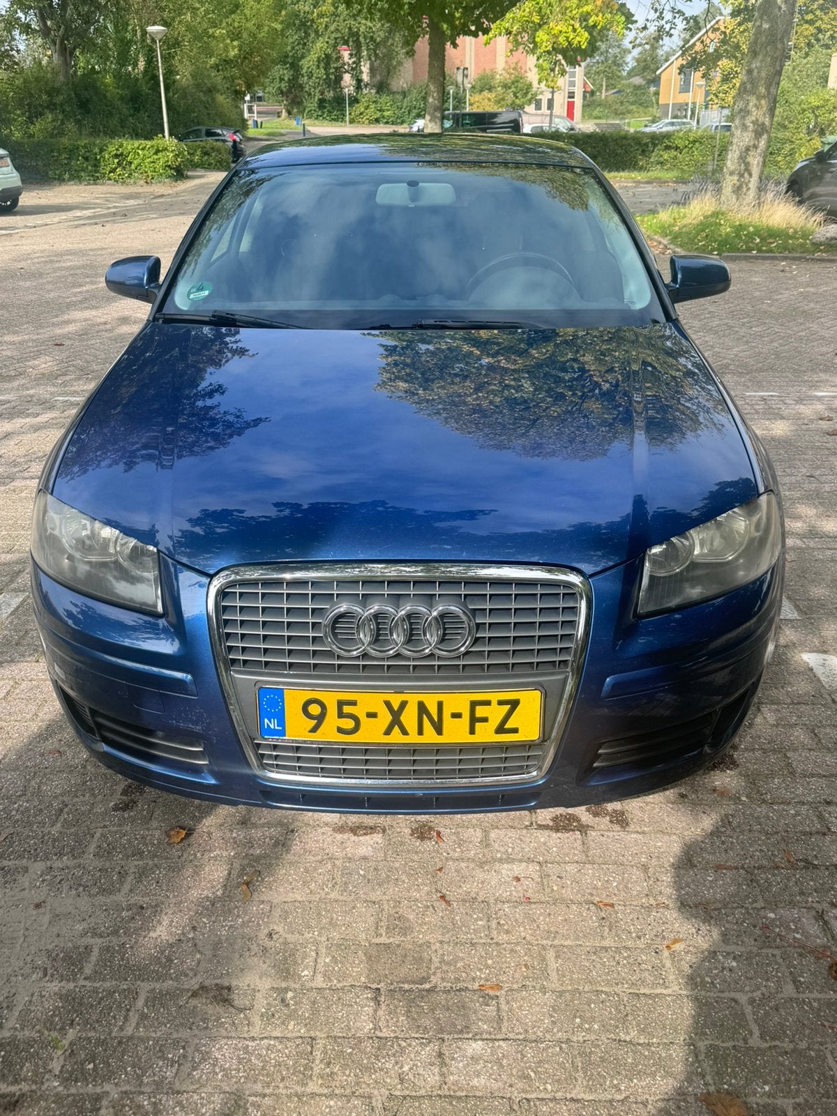 Audi A3 1.6 75KW 3D 2007 Blauw, Voorwielaandrijving, Stof, 4 cilinders, Blauw