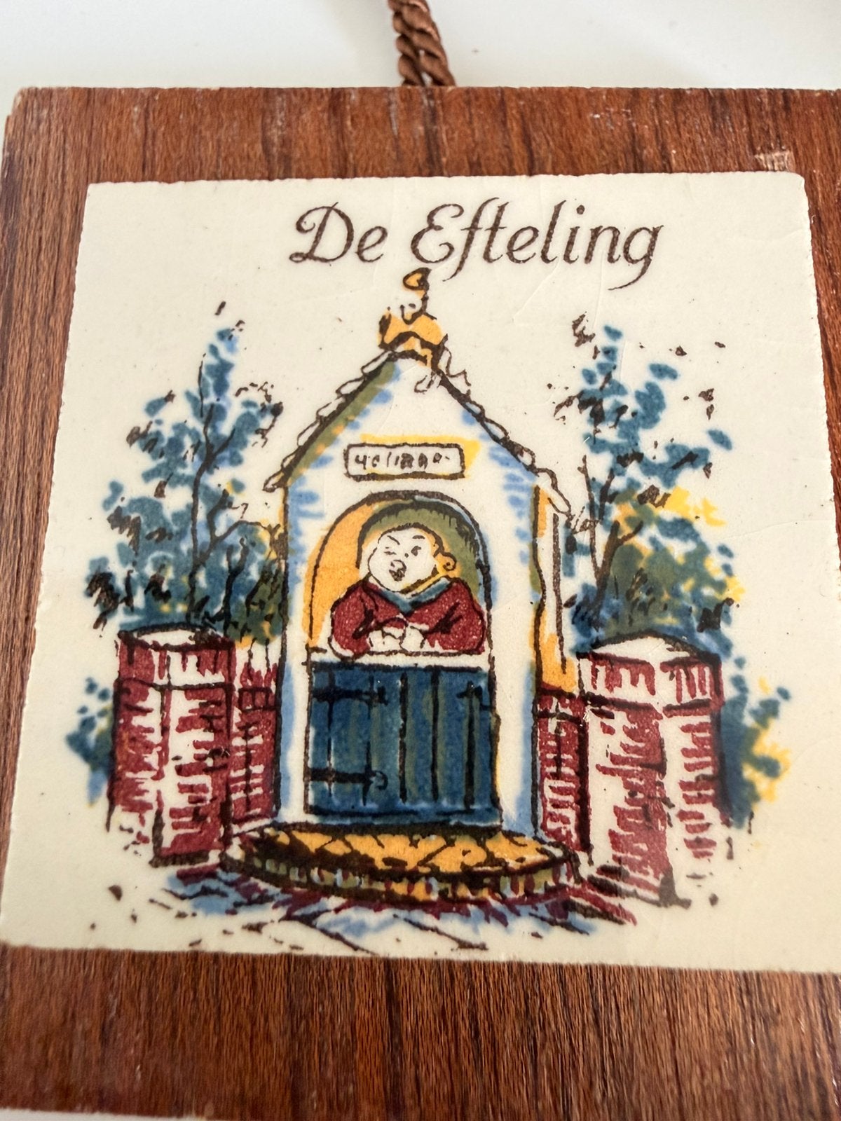 Zeldzaam Efteling tegeltje holle bolle Gijs porcelein, Ophalen of Verzenden, Zo goed als nieuw, Overige typen