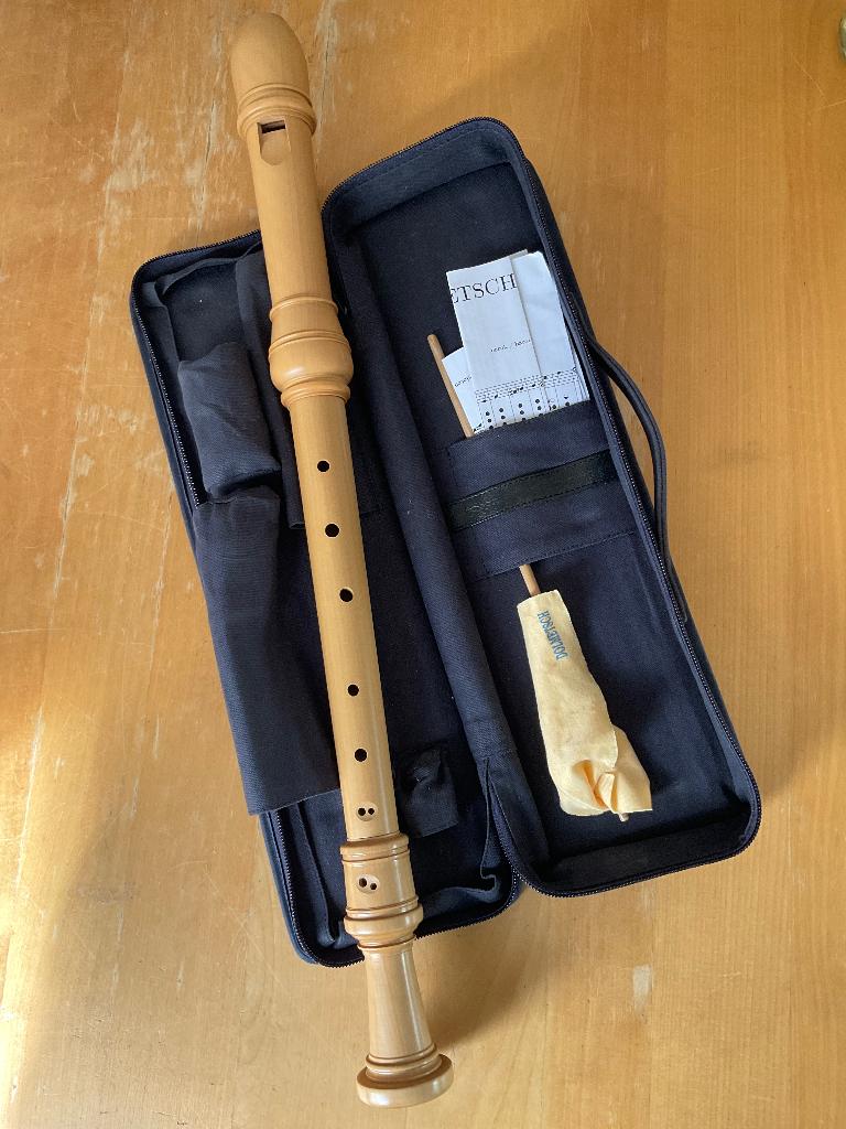 Tenor blokfluit, Ophalen, Zo goed als nieuw, Tenor, Met koffer, hoes of etui