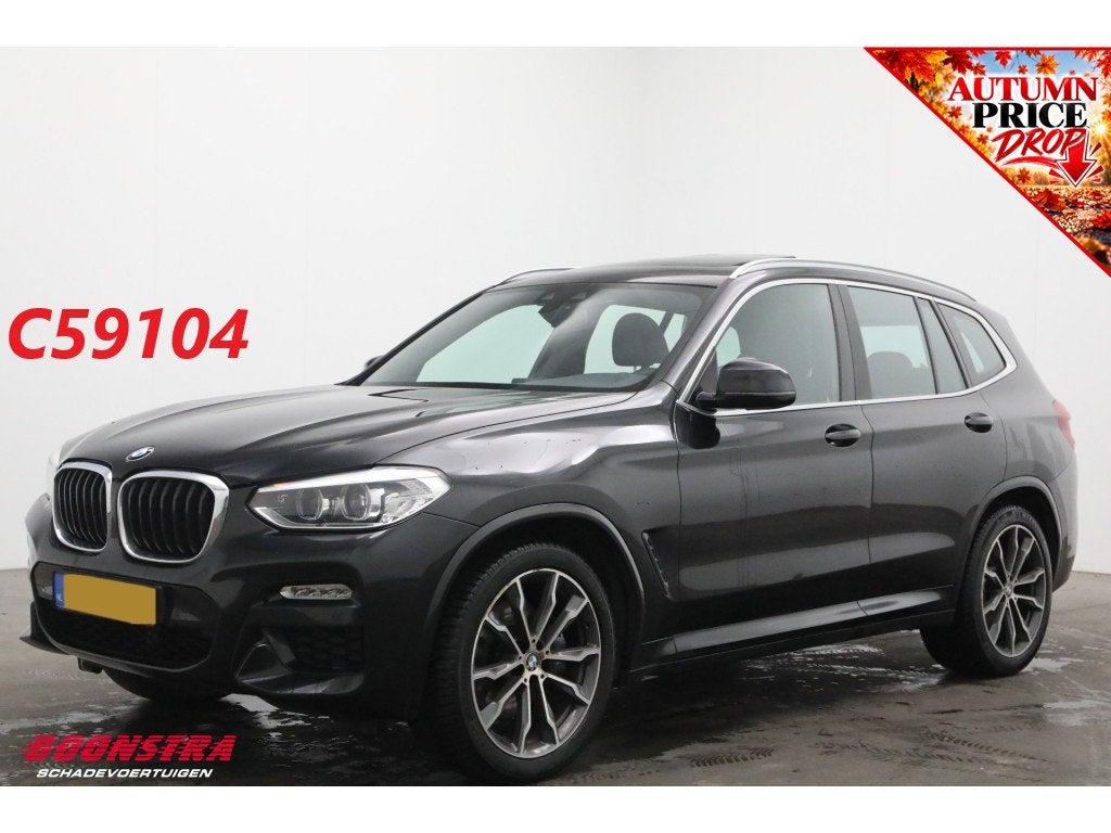 BMW X3 xDrive30i M Sport High Executive Pano Cruise Navi Led, Auto's, Automaat, Gebruikt, 4 cilinders, Zwart