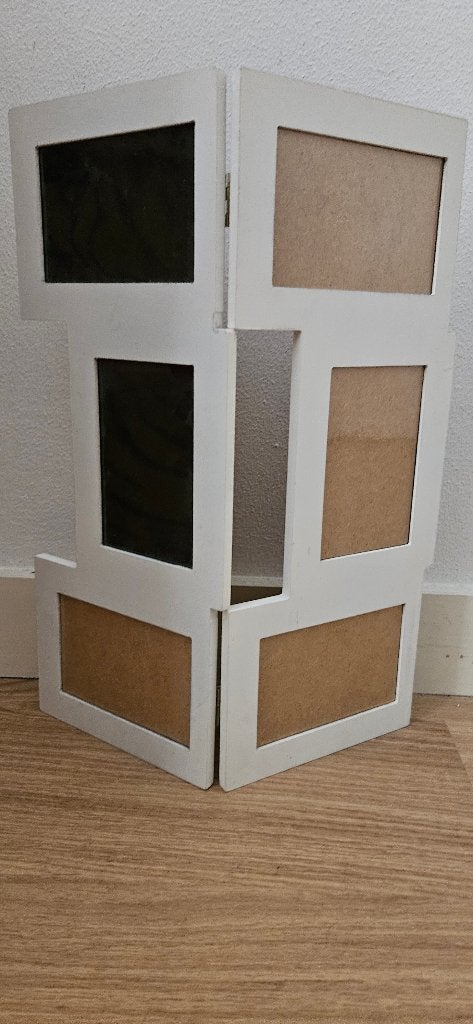 witte vakjes fotolijst voor maar € 1,00, Ophalen of Verzenden, Zo goed als nieuw, Fotolijst